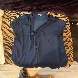 Naked Zebra Deep Blue Top